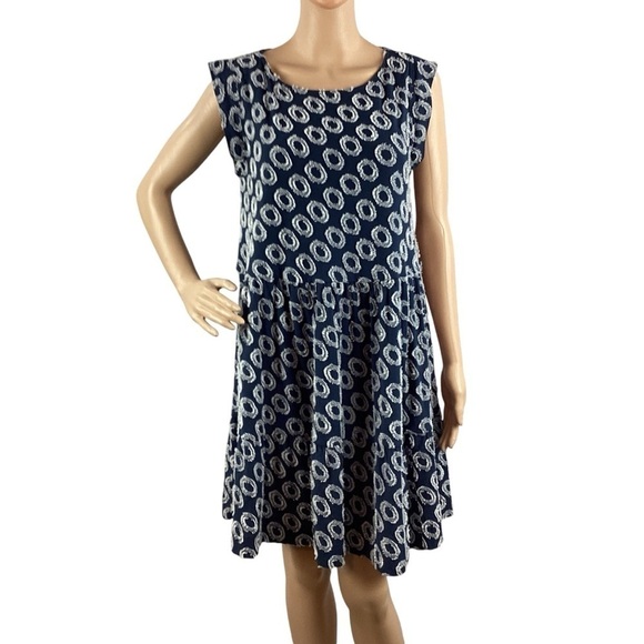 Anthropologie Dresses & Skirts - Anthropologie Maeve Lisanne Textured Tunic Dress Size XS Navy Blue